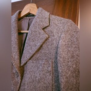 Harrods Gray Wool Blazer